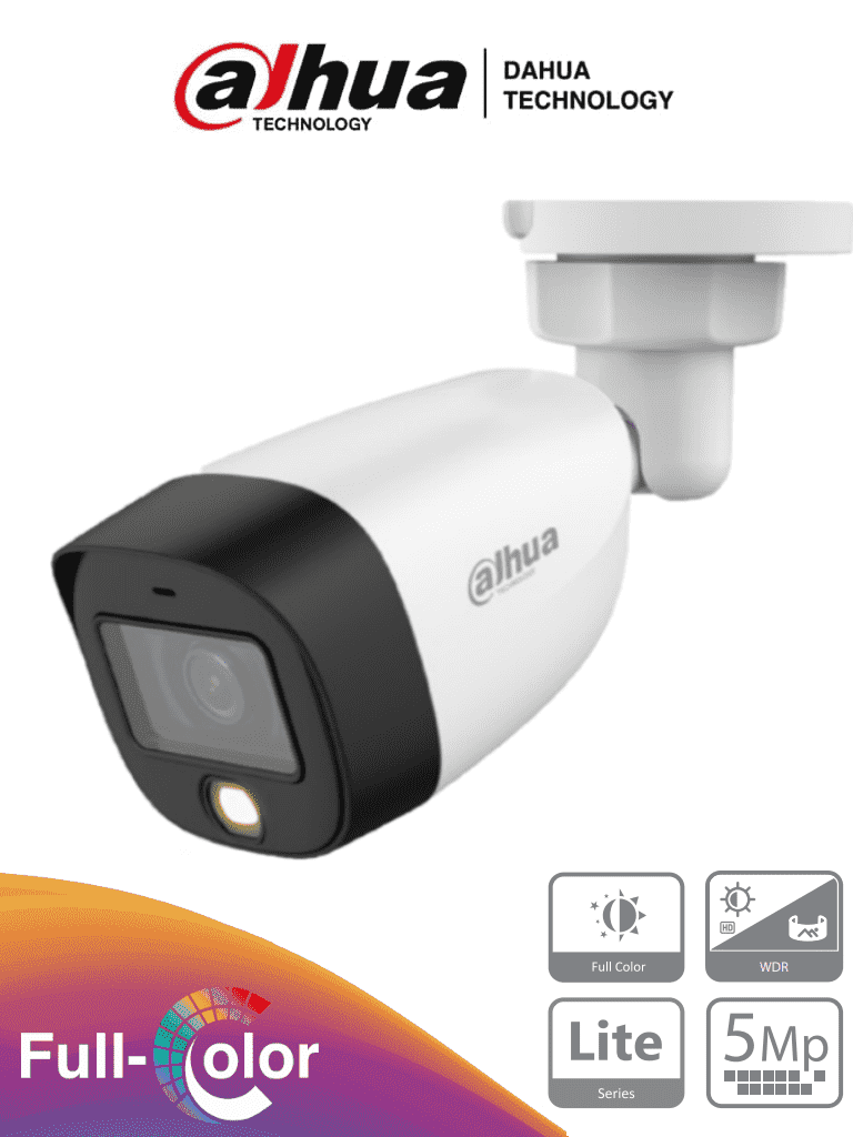 DAHUA HAC-HFW1509C-LED-28 - Cámara Bullet Full Color de 5 Megapixeles/ Lente de 2.8 mm/ 112 Grados de Apertura/ Leds para 20 Mts/ WDR de 120 dB/ Starlight/ IP67/ #ProHDCVI #FULLC #1CM #MCI2 #MCC DAHUA HAC-HFW1509C-LED-28 - Cámara Bullet Full Color de 5 Megapixeles/ Lente de 2.8 mm/ 112 Grados de Apertura/ Leds para 20 Mts/ WDR de 120 dB/ Starlight/ IP67/ #ProHDCVI #FULLC #1CM #MCI2 #MCC